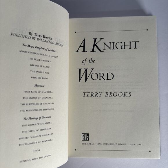 Knight of the Word by Terry Brooks (1998, Hardcover) - Picture 8 of 9
